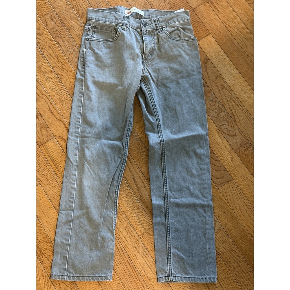 Levi's 511 Slim Fit Jeans grey wash Y2K Classic Mid Rise 5 Pocket Zip Fly 16